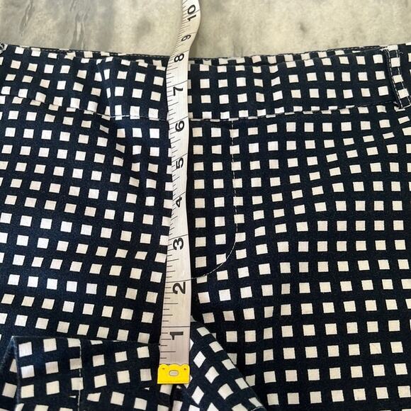 Banana Republic Navy Blue & White Check Shorts Ryan Fit Size 4 - Picture 8 of 9
